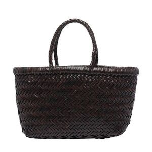 Dragon Diffusion Women Mini Flat Gora Basket Bag